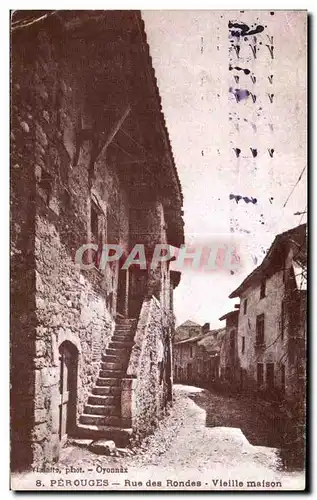 REPRO Perouges Rue des Rondes Vielle maison