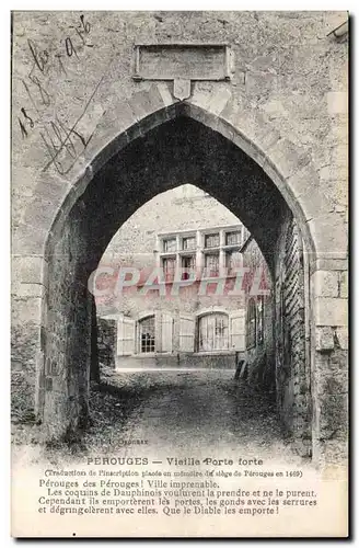 Cartes postales Perouges Vielle Porte forte