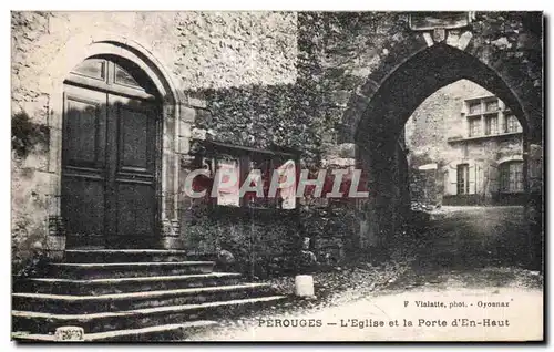 Cartes postales Perouges L Eglise et la Porte d En Haut