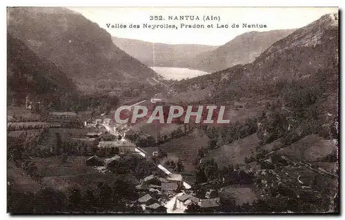 Cartes postales Nantua Vallee des Neyrolles Pradon et Lac de Nantua