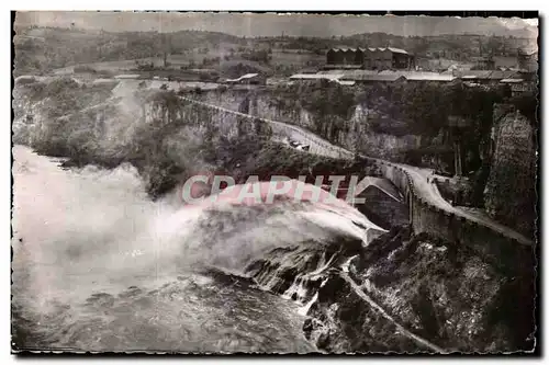 Cartes postales Barrage de Genissiat Ain Saut de Ski au debouche