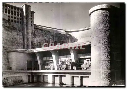 Cartes postales Barrage de Genissiat Centrale Leon Prrrier et Batiment d Administration