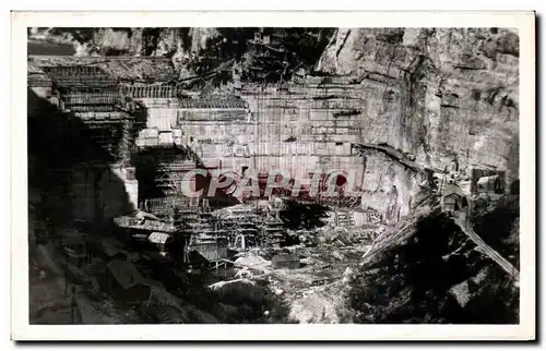 Cartes postales Genissiat Ain Ensemble du Chantier Barrage et Usine