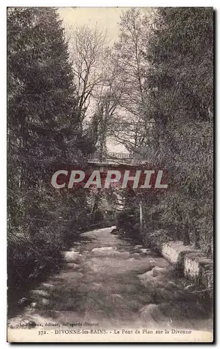 Cartes postales Divenne les Bains Le Pont de Plan sur la Divonce