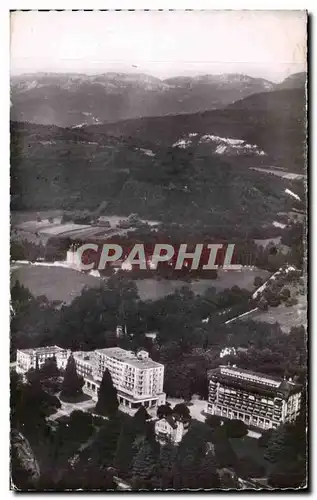 Cartes postales Divenne les Bains Ain Vue aerienne sur les Grands Hotel et les Monts du Jura