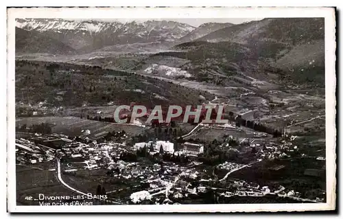 Cartes postales Divenne les Bains Vue prise d Avion