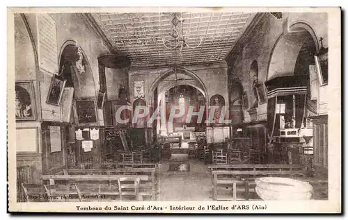 Ansichtskarte AK Tombeau du Saint Cure d Ars Interieur de l Eglise d Ars (Ain)