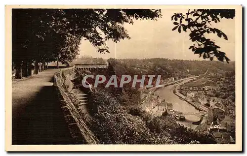 Cartes postales Dinan (Cotes du Nord) La Rance vue du jardin anglais