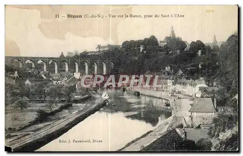 Cartes postales Dinan vue sur la Rance prise du Saut a l Ane