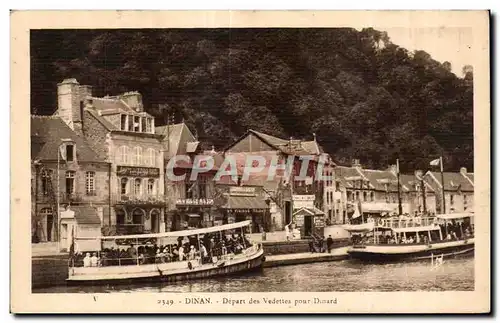 Cartes postales Dinan Depart des Vedettes pour Dinard