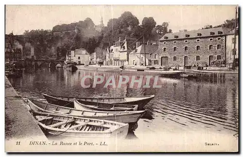 Cartes postales Dinan La Rance et le Port Bateaux