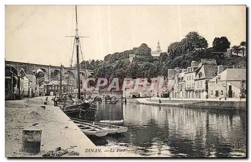 Cartes postales Dinan Le Port Bateaux