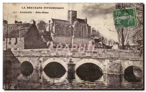 Cartes postales La Bretagne Pittoresque Lamballe Notre Dame