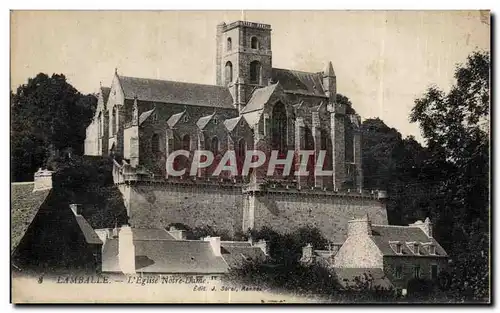 Ansichtskarte AK Lamballe L Eglise Notre Dame