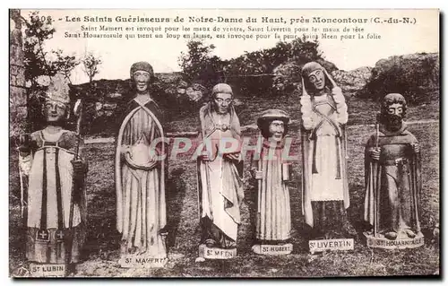 Ansichtskarte AK Les SaintsGuerisseurs de Notre Dame du Haut pres Moncontour Saint Mamert est invoque pour les ma