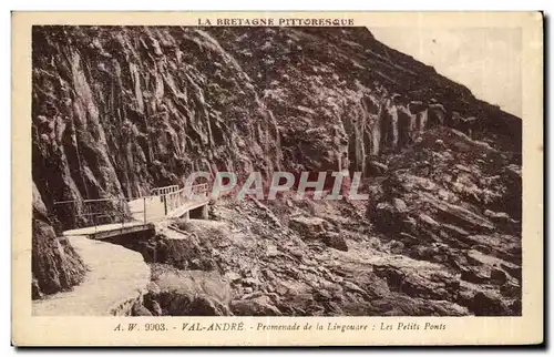 Ansichtskarte AK La Bretagne Pittoresque Val Andre Promenade de la Lingouare Les Petits Ponis