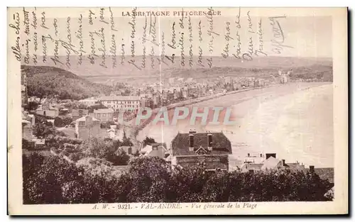 Cartes postales Val Andre Vue generale de la Plage