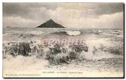 Cartes postales Val Andre Le Verdelet Etude de Vague