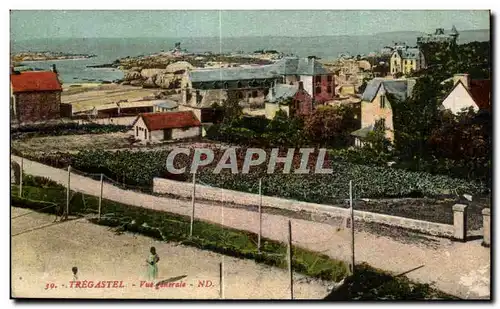 Cartes postales Tregastel Vue generale