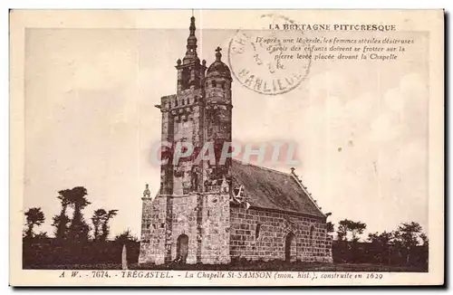 Ansichtskarte AK Tregastel La Chapelle St Samson construite en 1629