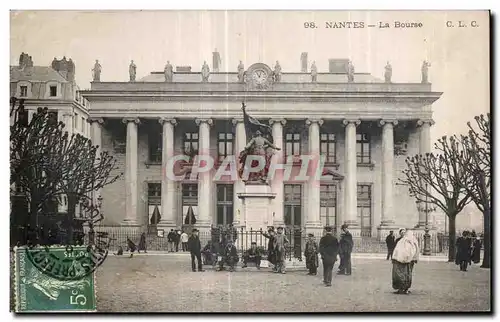 Ansichtskarte AK Nantes La Bourse