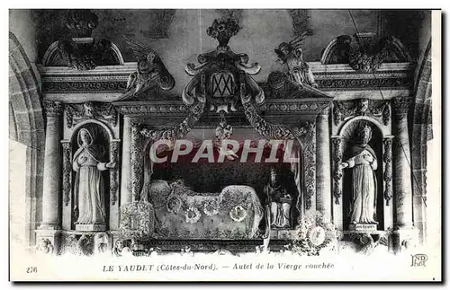 Cartes postales Le Yaudet Autel de la Vierge couchee