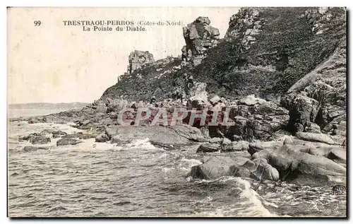 Cartes postales Trestraou Perros La Pointe du Diable