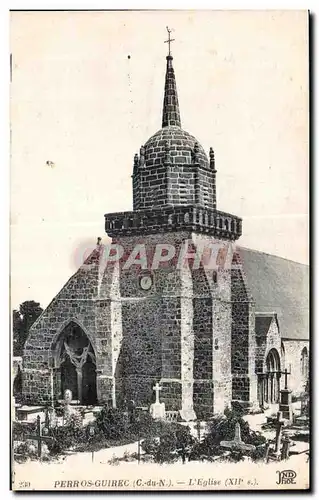 Cartes postales Perros Guirec L Eglise