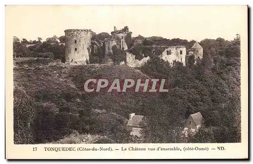 Cartes postales Tonquedec (Cotes du Nord) Le Chateau Vue d ensemble