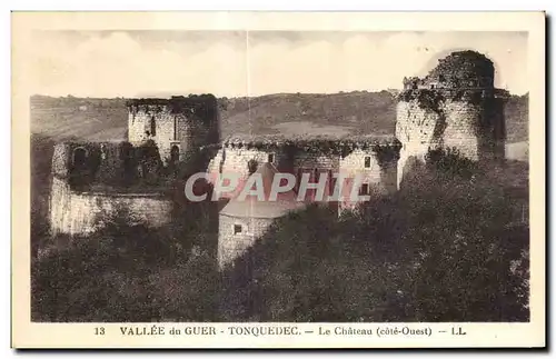 Ansichtskarte AK Vallee du Guer Tonquedec Le Chateau (Cote Ouest)