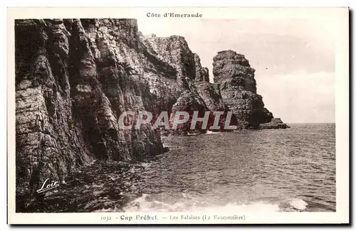 Cartes postales Cote d Emeraude Cap Frehel Les Falaises (la Fauconniere)