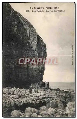 Ansichtskarte AK La Bretagne Pittoresque Cap Frehel Entree des Grottes