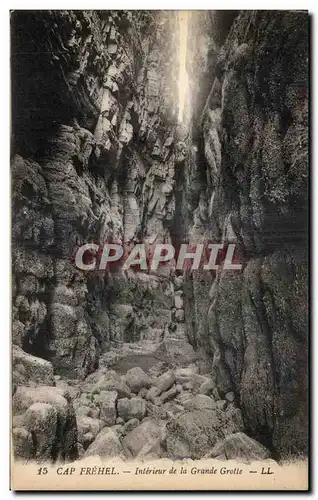 Cartes postales Cap Frehel Interieur de la Grande Grotte