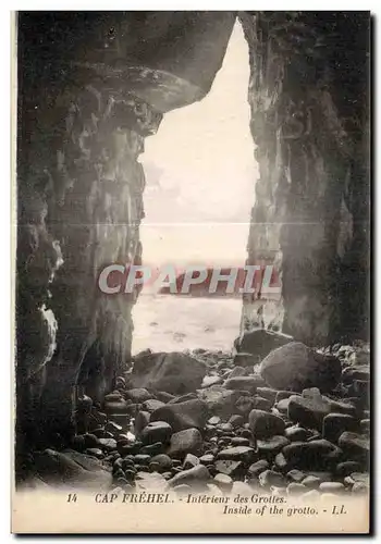 Cartes postales Cap Frehel Interieur des Grottes Inside of the grotte