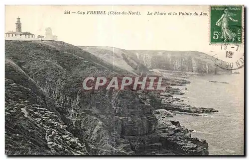 Ansichtskarte AK Cap Frehel Le Phare et la Pointe du Jas