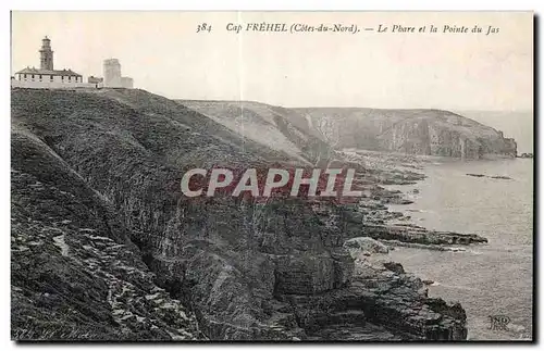 Ansichtskarte AK Cap Frehel Le Phare et la Pointe du Jas