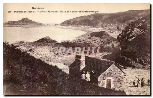 Cartes postales Plouha Port Moguer Baie et Roche de Guine ze gal