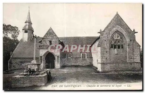 Ansichtskarte AK Environs de Saint Quay Chapelle de Kermaria nd Isquit enfants