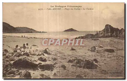 Ansichtskarte AK La Bretagne Pittoresque Val Andre Plage des Vallees Le Verdelet