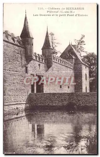 Ansichtskarte AK Chateau de Bien assis Pleneuf Les Douves et le pettit Pont D Entree