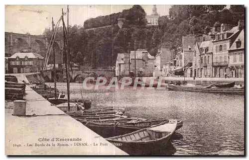 Cartes postales Cote d Emeraude Les Bords du la Rance Dinan La Port