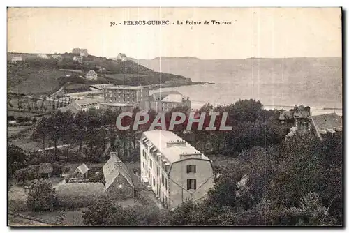 Cartes postales Perros Guirec Plage La Pointe de Testraou