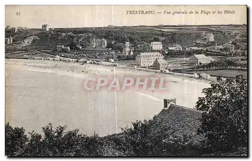 Cartes postales Trestraou Vue Generale de la Plage et les Hotels