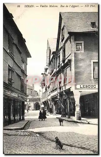 Cartes postales Dinan Vieilles Maisons Rue de l apport lebouc