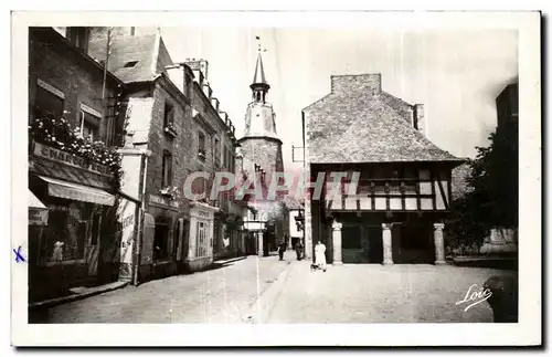 Cartes postales Dinan Rue et Tour de l Horloge