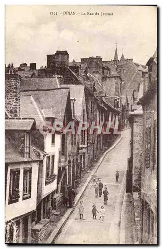 Cartes postales Dinan La Rue de Jerzual Enfants