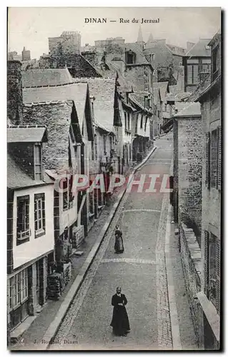 Cartes postales Dinan Rue du Jerzual