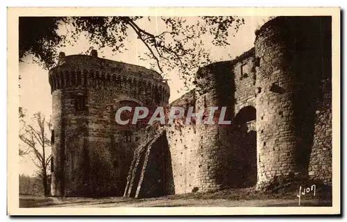 Cartes postales Dinan Le Chateau de la Duchesse Anne et la Fausse Porte