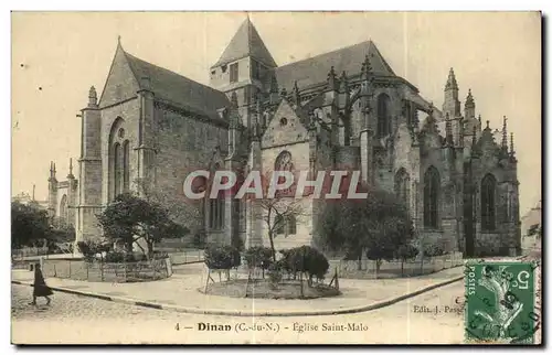 Cartes postales Dinan Eglise Saint Malo