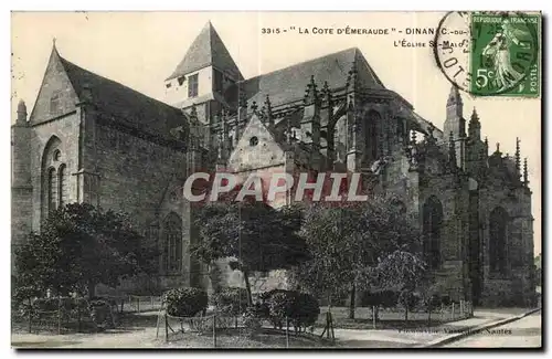 Ansichtskarte AK La Cote D Emeraude Dinan L Eglise St Malo